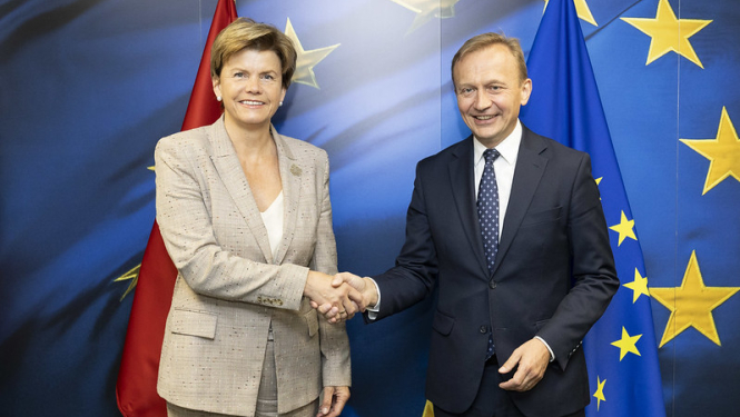 Baiba Braže un Piotr Serafin