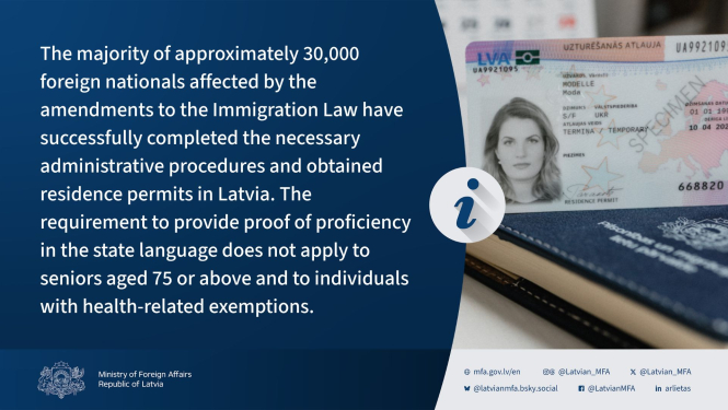 Current information on the implementation of amendments to the Immigration Law