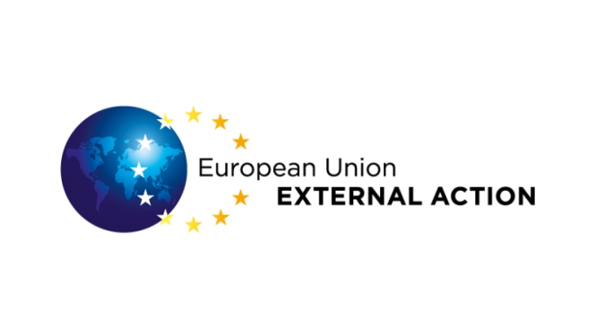 European Union External Action logotips
