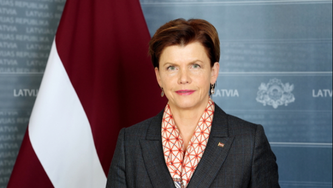 Ārlietu ministre Baiba Braže, oficiālais foto