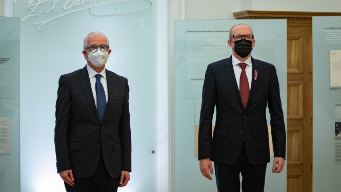 Argentīnas vēstnieka akreditācija 15112021