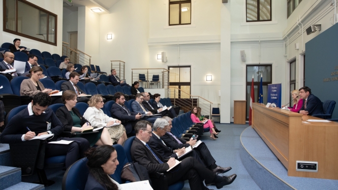 Ārlietu ministrija informē ārvalstu vēstniekus par gaidāmo Latvijas prezidentūru Eiropas Padomes Ministru komitejā