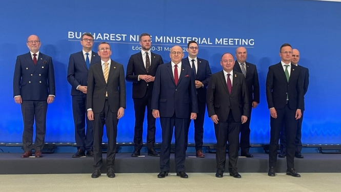 Ārlietu ministrs Bukarestes devītnieka sanāksmē Lodzā aicina domāt par NATO–Ukrainas politisko un praktisko sadarbību ilgtermiņā