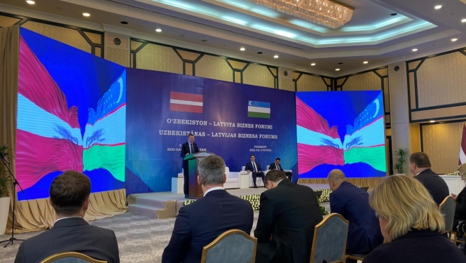 Ārlietu ministrs Taškentā atklāj Latvijas–Uzbekistānas Biznesa forumu