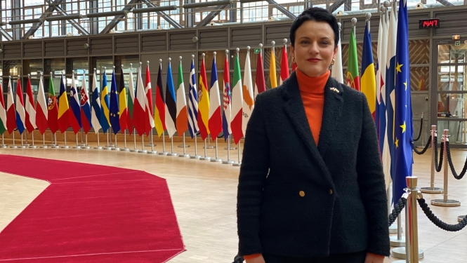 Parlamentārā sekretāre Gunda Reire aicina turpināt atbalstīt Ukrainu arī ar ES tirdzniecības instrumentiem