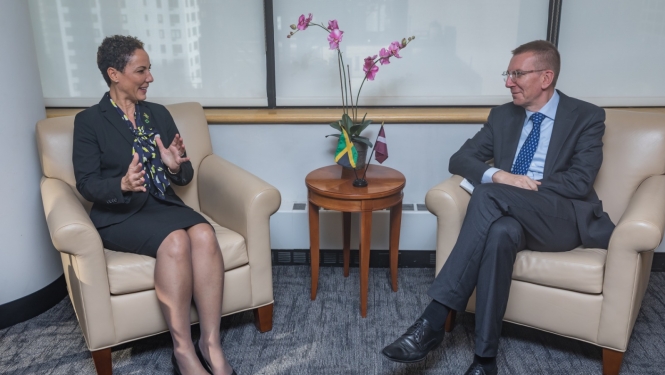 Jamaikas ārlietu ministre ANO, NY