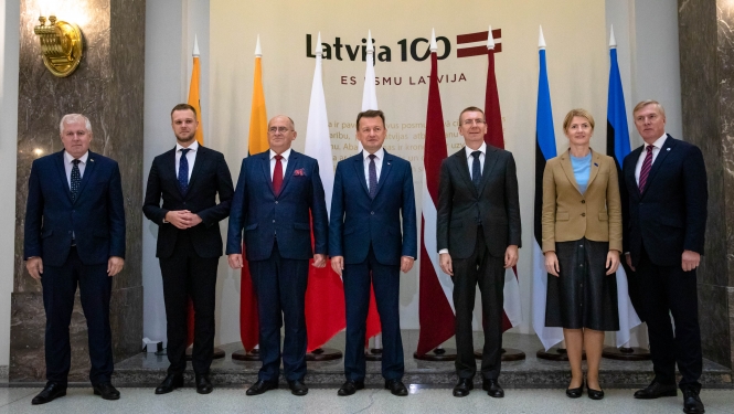 Baltijas valstu un Polijas ministru tikšanās 