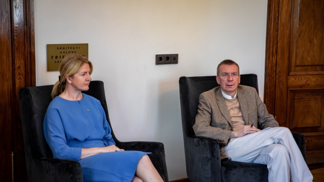 Latvijas un Igaunijas Ārlietu ministriju vadība pārrunā sadarbību reģionālajos un drošības jautājumos