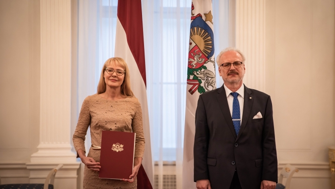 Akreditācijas vēstuli saņem Latvijas vēstniece, pastāvīgā pārstāve Eiropas Savienībā Lelde Līce-Līcīte