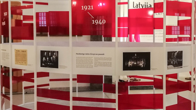 Izstādes “Latvijas diplomātijai un ārlietu dienestam 100” eksponāts