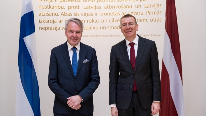 Latvijas un Somijas ārlietu ministru kopējā tikšanās