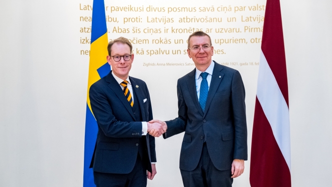 Latvijas un Zviedrijas ārlietu ministru tikšanās 27012022