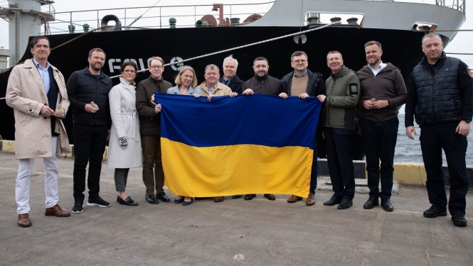 NB 8 vizītes laikā Odesā E. Rinkēvičs akcentē Latvijas nemainīgo atbalstu Ukrainai karā pret Krieviju