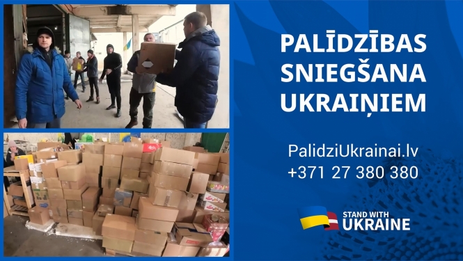 Palīdzības sniegšana Ukrainai 
