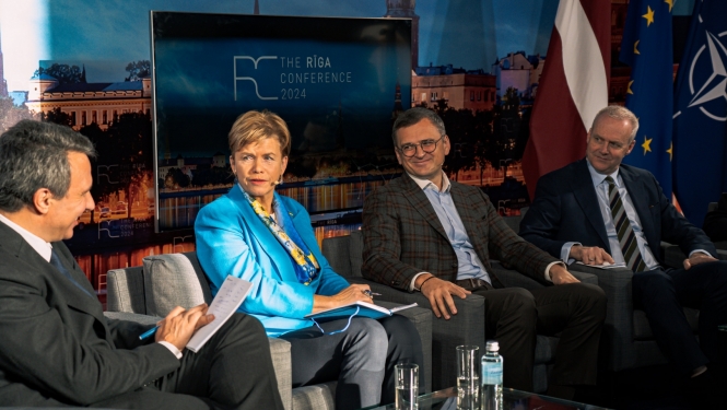 Ārlietu ministre Baiba Braže "Rīgas konference 2024"