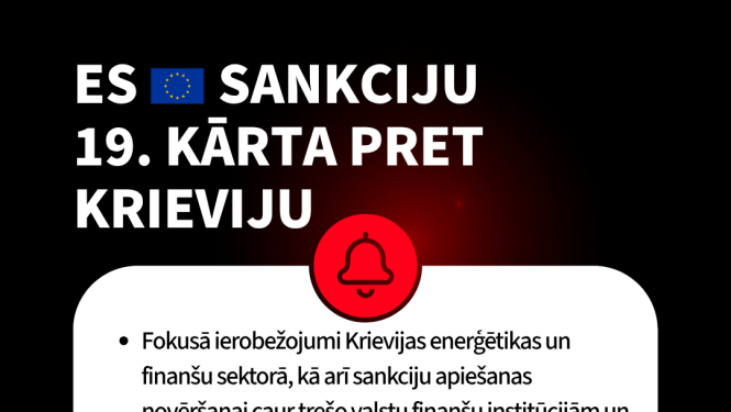 ES sankciju 19 kārta pret Krieviju