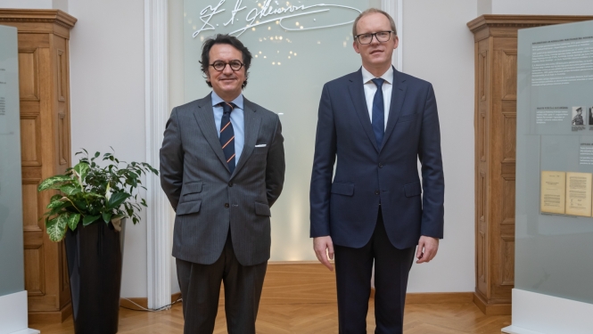 Valsts sekretārs pieņem Spānijas Karalistes vēstnieku iepazīšanās vizītē