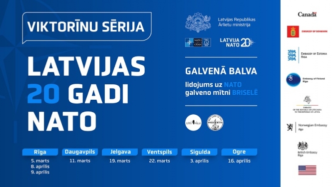 Viktorīnu sērija Latvijas 20 gadi NATO