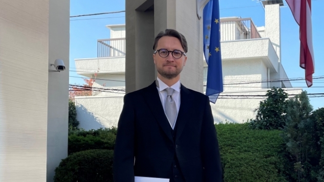 Akreditēts Latvijas vēstnieks Japānā Zigmārs Zilgalvis