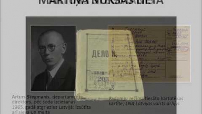 Izstāde "Apsūdzība: Ārlietu dienesta darbinieks. 1941. gada 14. jūnijs"