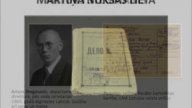 Izstāde "Apsūdzība: Ārlietu dienesta darbinieks. 1941. gada 14. jūnijs"