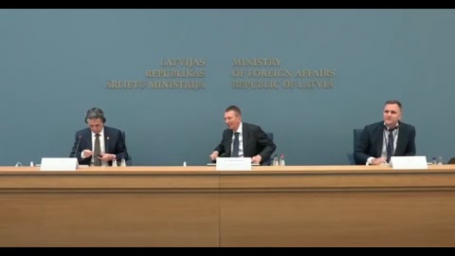 Online Press Conference of the Ministers of Foreign Affairs of Latvia and Swiss Confederation