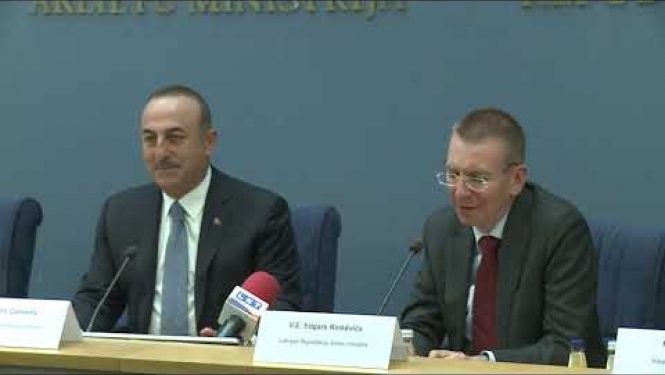 Joint press conference of the Foreign Ministers of Latvia and Turkey