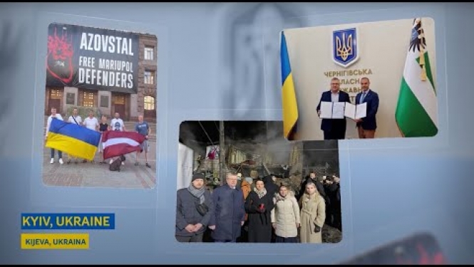 Slava Ukraini! Officials, diplomatic and consular service of Latvia stand with Ukraine accross the world.