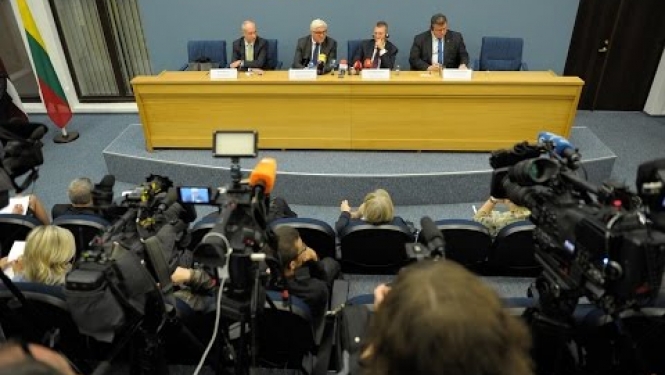Joint press conference of Foreign Ministers of the Baltic States and Germany in Riga