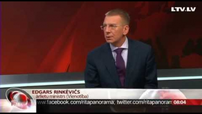 Intervija ar ārlietu ministru Edgaru Rinkēviču