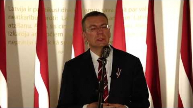 Speech by E.Rinkēvičs on the Eve of 97th Anniversary of the Proclamation of the Republic of Latvia