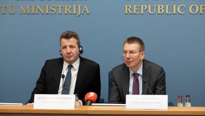 Latvijas un Islandes ārlietu ministru preses konference