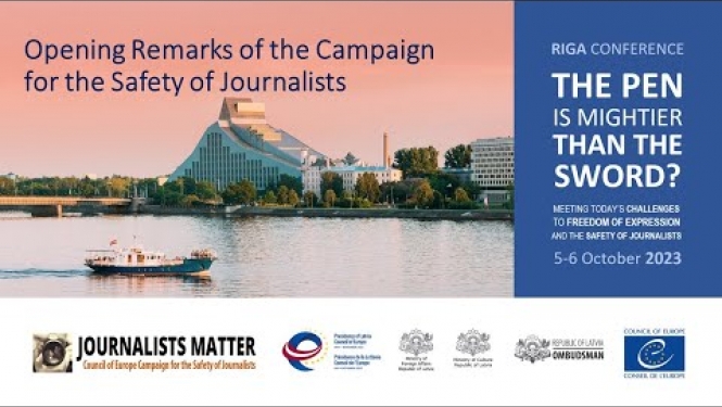 The Pen is Mightier than the Sword? OPENING REMARKS OF CAMPAIGN FOR SAFETY OF JOURNALISTS