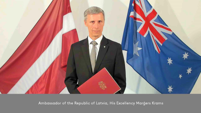 Marģera Krama akreditācijas foto