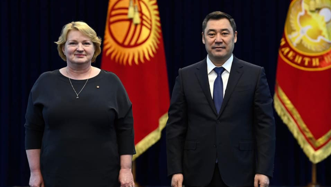 I.Mangule akreditāvija Kirgizstānā