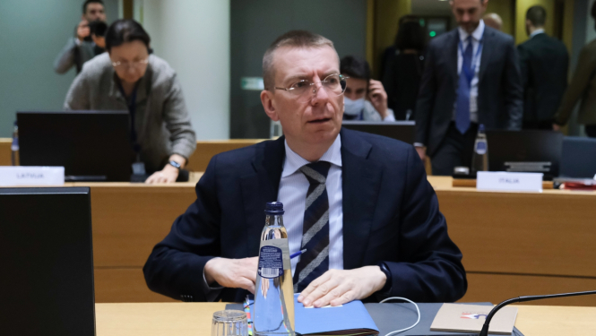 Ministrs Vispārējo lietu padomes sanāksmes sēdē 