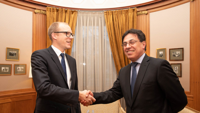 State Secretary welcomes new Ambassador of Uruguay on his accreditation visit