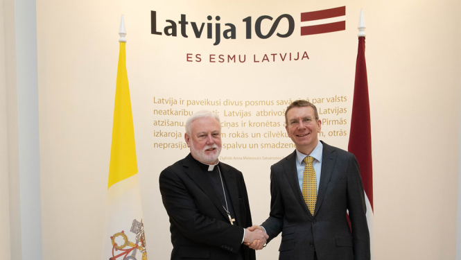 Ārlietu ministrs: Latvija augsti novērtē stingro Svētā Krēsla politiku, vienmēr atbalstot Latviju un valsts okupācijas laikā neatzīstot tās inkorporāciju PSRS