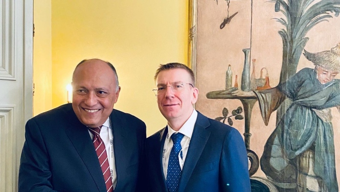 Tiekoties ar Ēģiptes ārlietu ministru, E. Rinkēvičs apspriež Latvijas-Ēģiptes sadarbību un situāciju Lībijā