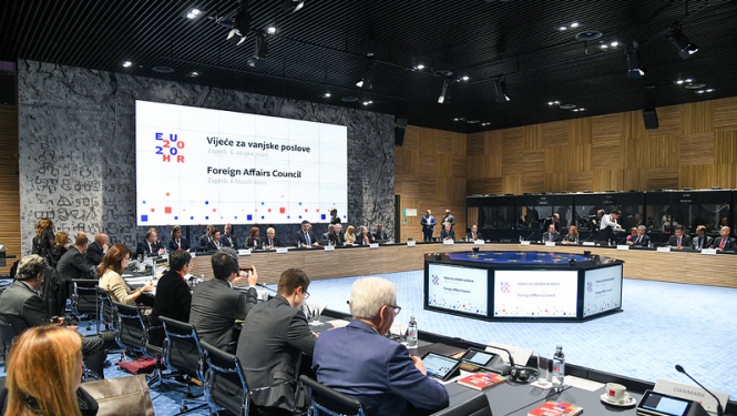 Edgars Rinkēvičs uzsver ES vienotas un kopīgas politikas iepretim Krievijai uzturēšanas nozīmi