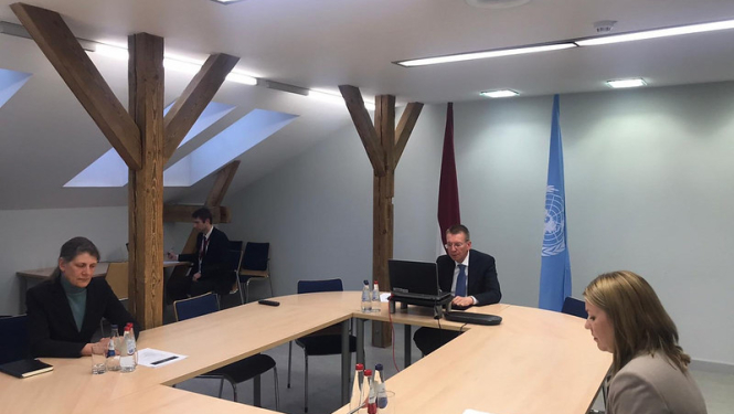 Ārlietu ministrs ANO Drošības padomē aicina ņemt vērā Otrajā pasaules karā gūtās mācības