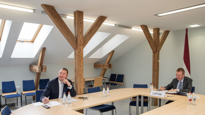 Ārlietu ministrs piedalās Baltijas jūras valstu padomes videokonferencē