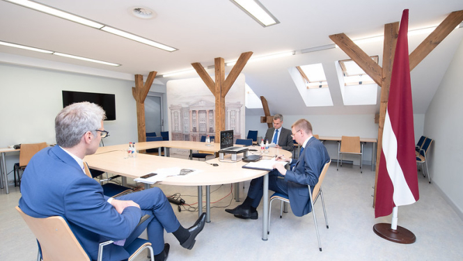 OECD ministru diskusijā Latvijas ārlietu ministrs uzsver Latvijas paveikto un starptautiskās sadarbības nozīmi  Covid-19 krīzes seku mazināšanai