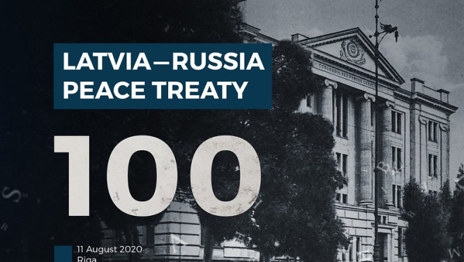 The centenary of signing the Latvia-Russia Peace Treaty marked in Riga