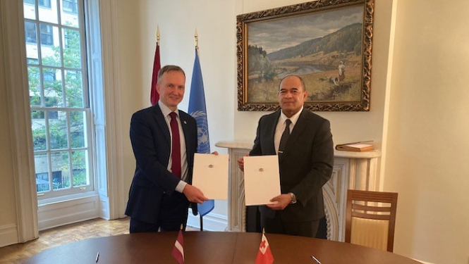 Latvija izveido diplomātiskās attiecības ar Tongas Karalisti