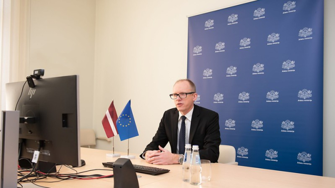 Valsts sekretāri apspriež  ES ārlietu dienestu darbu Covid-19 pandēmijas laikā