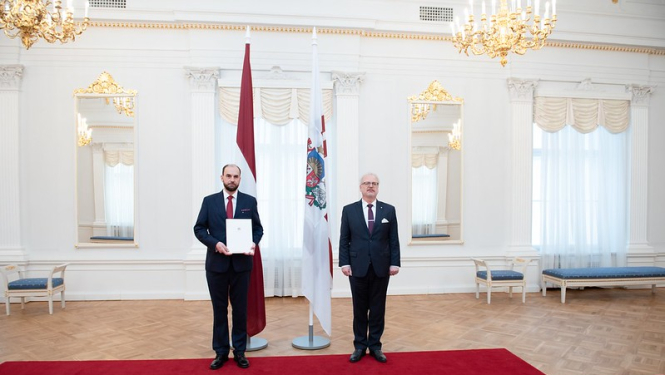 Akreditācijas vēstuli saņem jaunais Latvijas vēstnieks Korejas Republikā Āris Vīgants