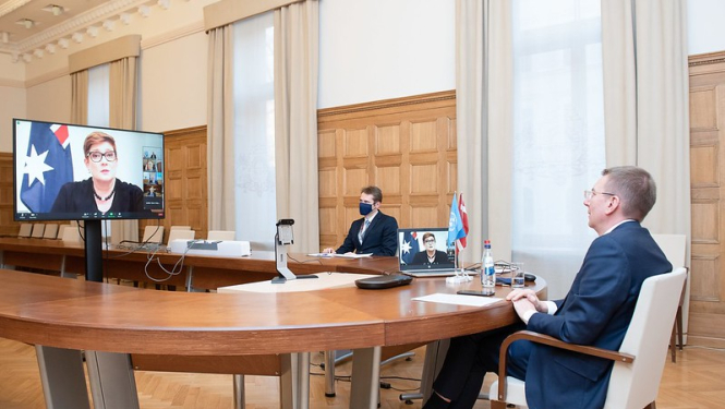 Ārlietu ministrs Latvijas organizētā ANO pasākumā uzsver dezinformācijas draudus Covid-19 krīzes laikā