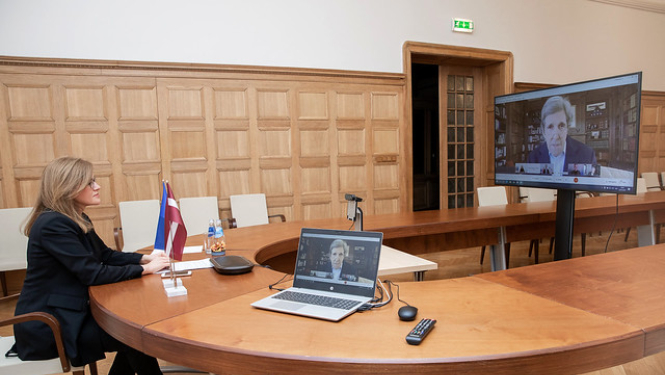 Z. Kalniņa-Lukaševica: esam gatavi ciešai sadarbībai ar ASV cīņā pret klimata pārmaiņām