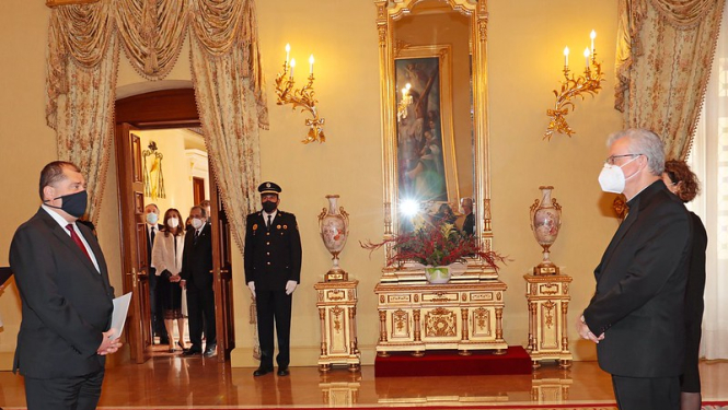 Vēstnieks Māris Klišāns iesniedz akreditācijas vēstuli Andoras līdzprincim